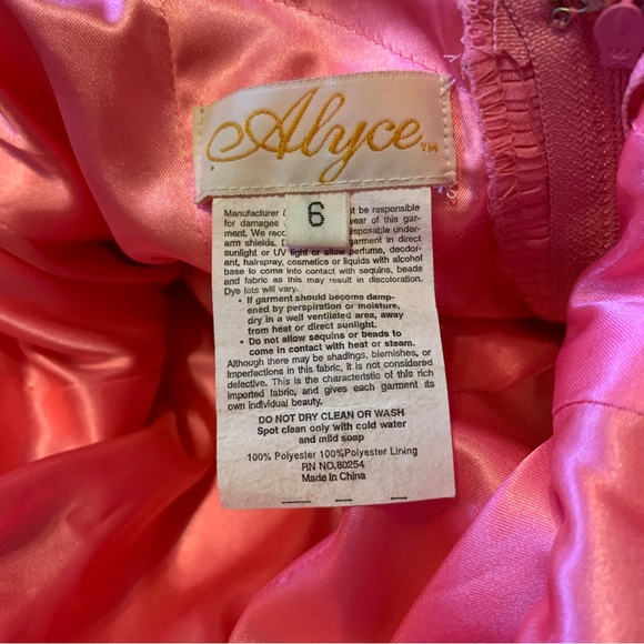 Alyce Designs pink prom dress - Picture 4 of 4